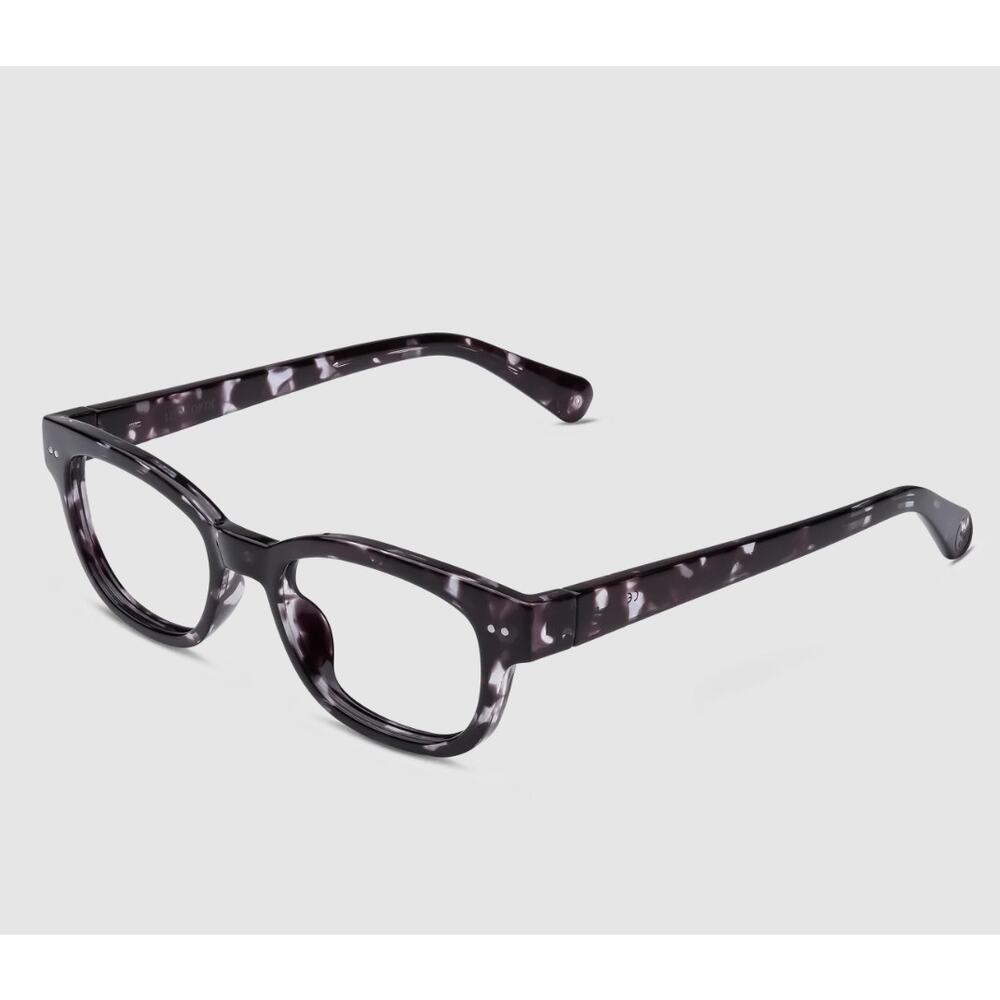 LOOK OPTIC X Diane Keaton Progressive Lens Readers Shiny Black Tortoise 1.50 NWB